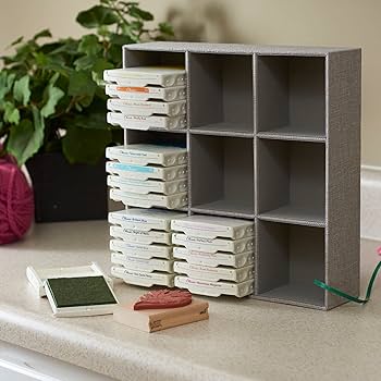 Many 角ストッカー Amazon.com: Household Essentials Grey 728-1 Deep 9 Section